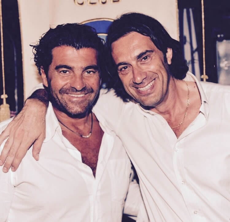 Andrea Vidotti e Alberto Tomba